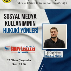 22.04.2026 Özel Eryaman Sınav Anadolu Lisesi